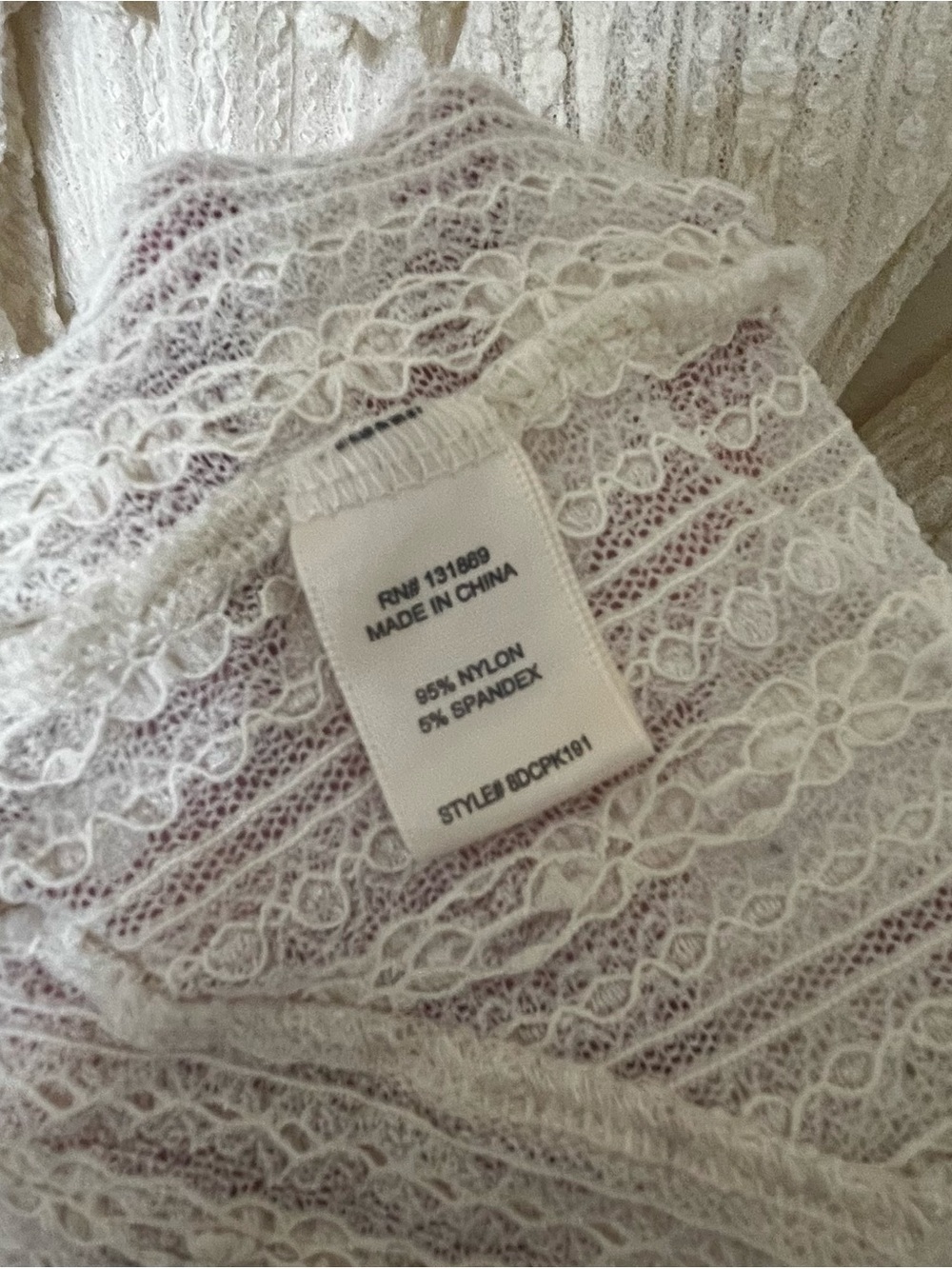 Lace Cream Ruffled Cardigan - Picture 3 of 4